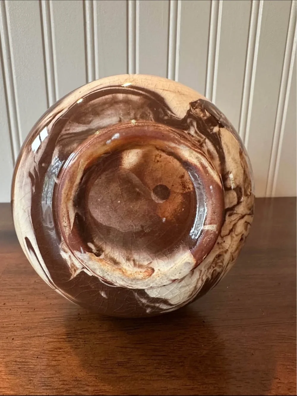 Vintage Juanita Ware Swirl Vase.